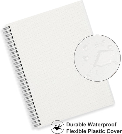 Notebook, 2-3 Pack, 160 Pages per Pack, B5 Medium Size (7.6'' × 10''), 100 GSM Thick Paper
